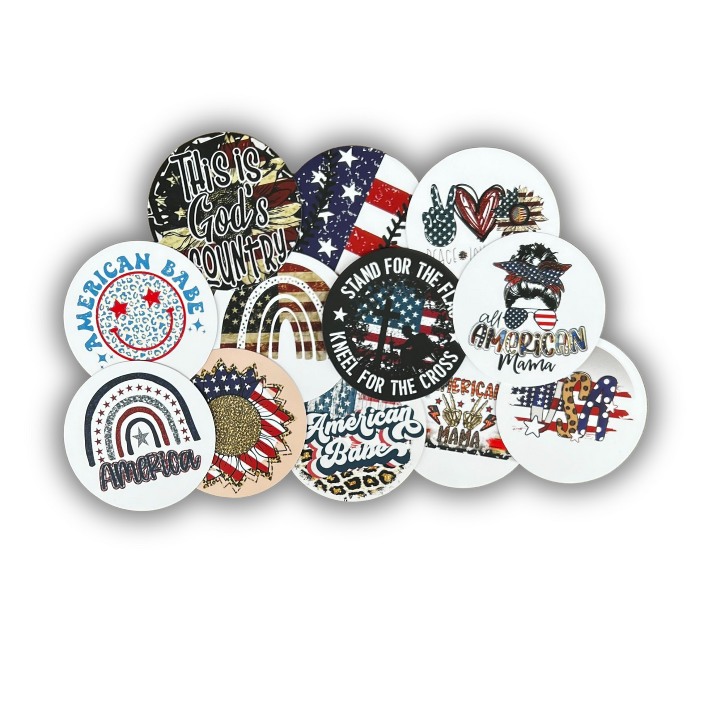 American Freshie Cardstock Circles Cutouts Rounds | 24 pk mixed