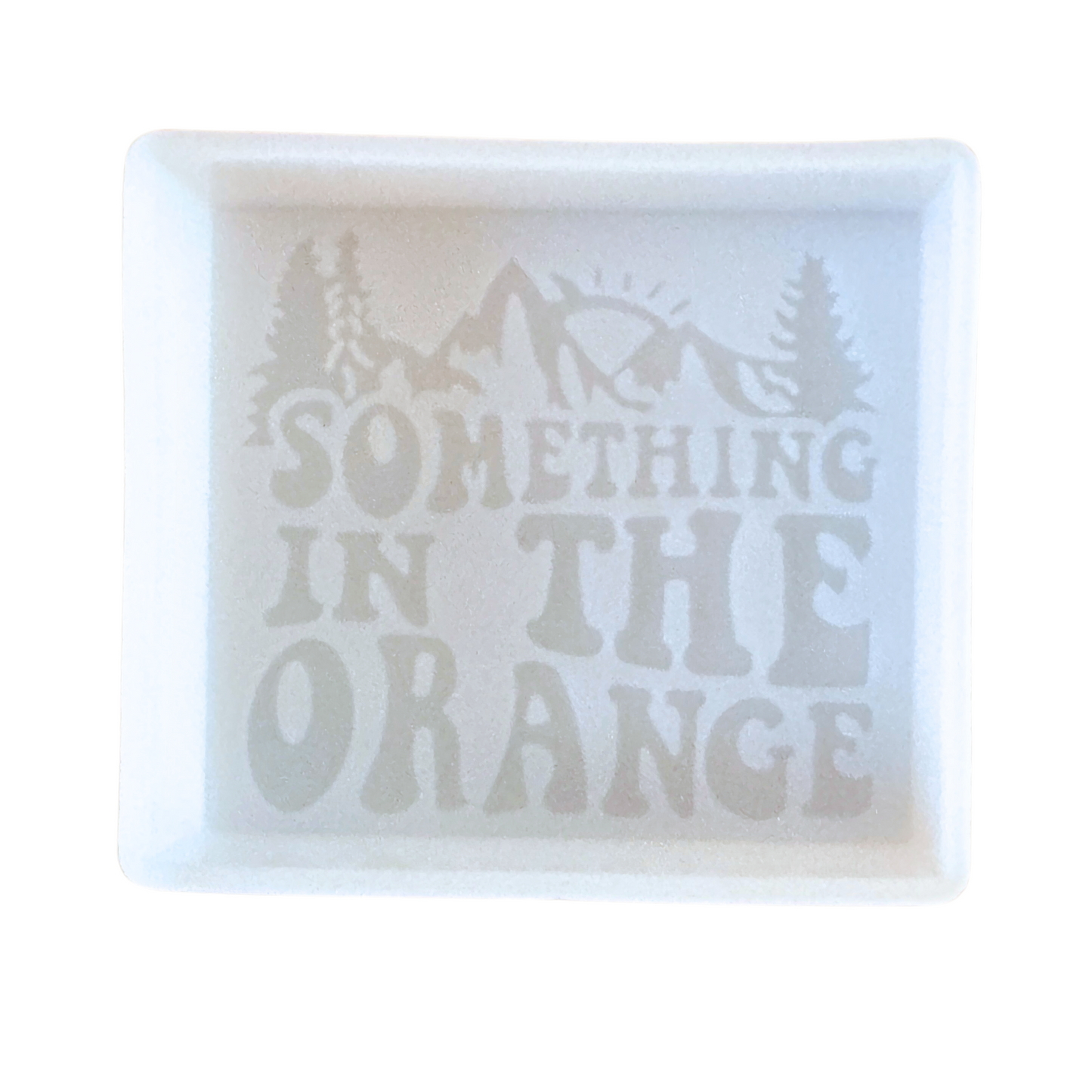 Something in The Orange Freshie Silicone Mold 3.5 x 4 x 0.8”