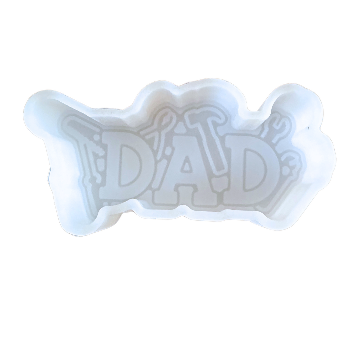 Dad with Tools Silicone Mold 1.75 x 4.5 x 0.8”
