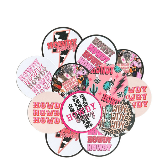 Howdy Cardstock Cutouts Rounds | 12 pk