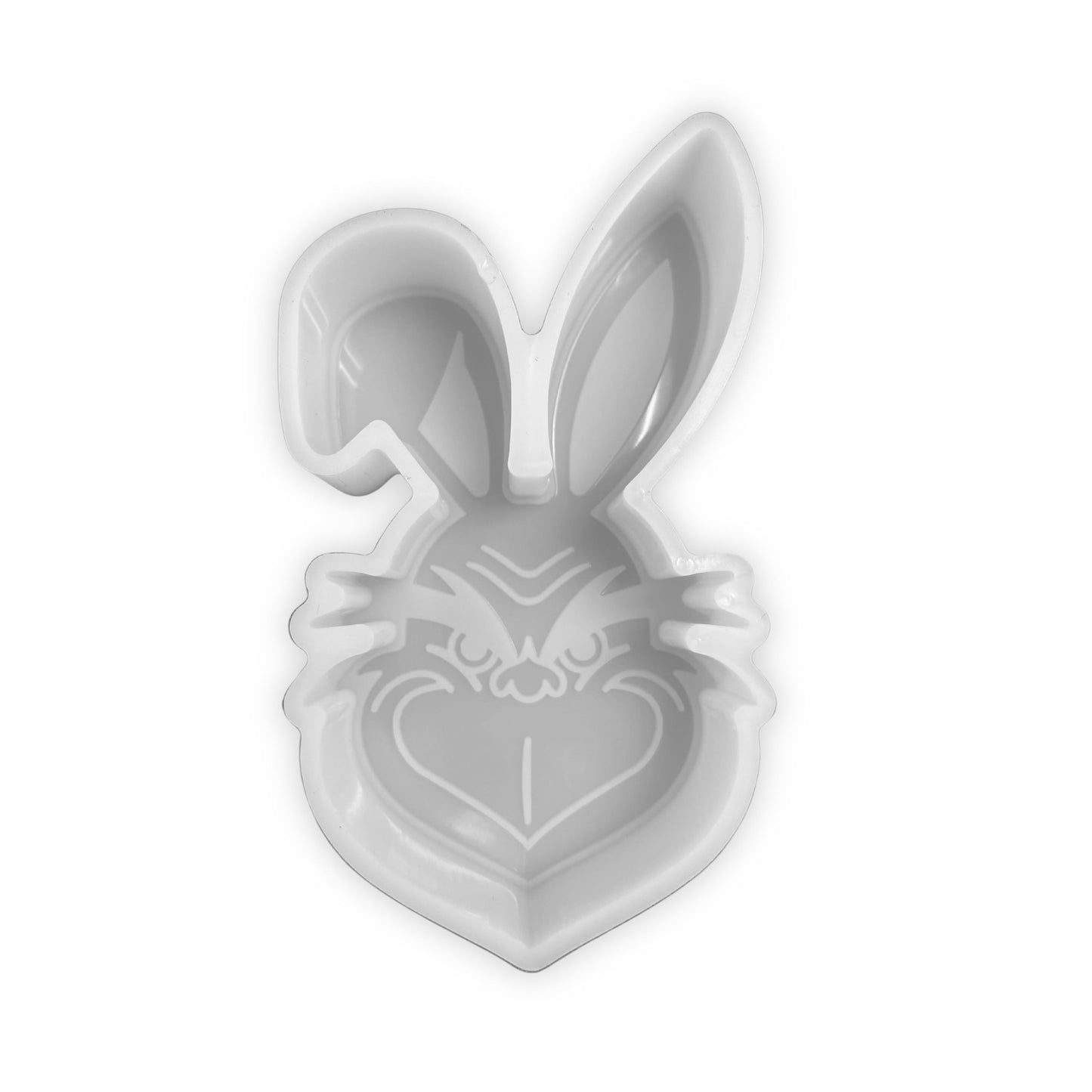 Easter Grouch with Bunny Ears Silicone Mold