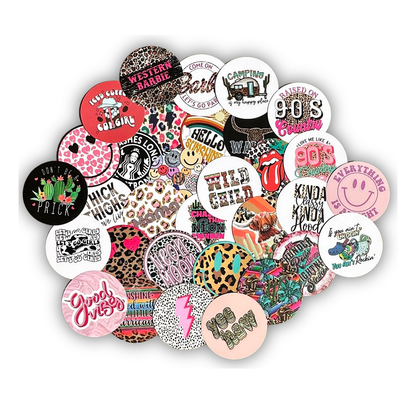 Popular Hot Freshie Cardstock Cutout Rounds | 32 pk 4” inch