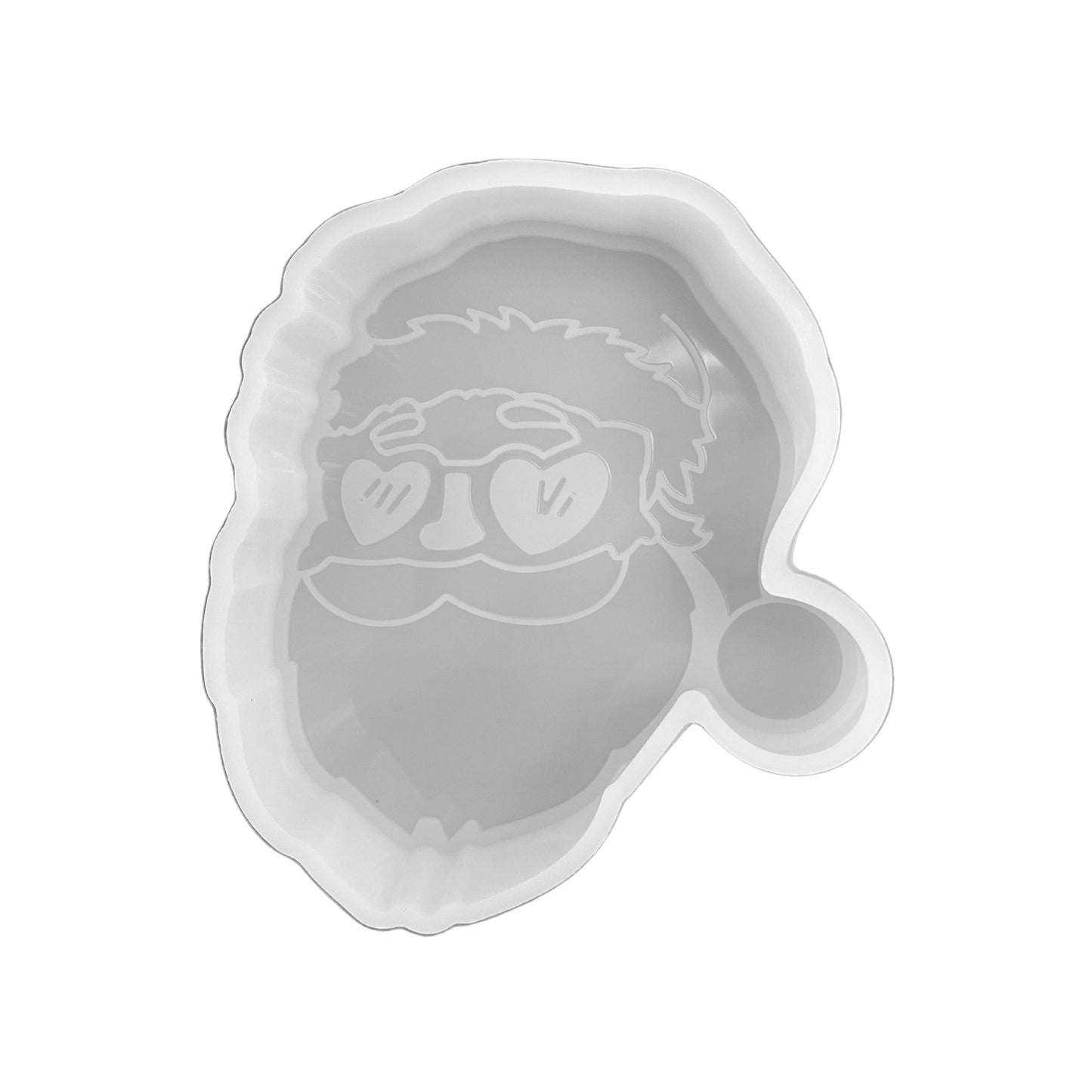 Santa Claus with Heart Eyes Silicone Mold
