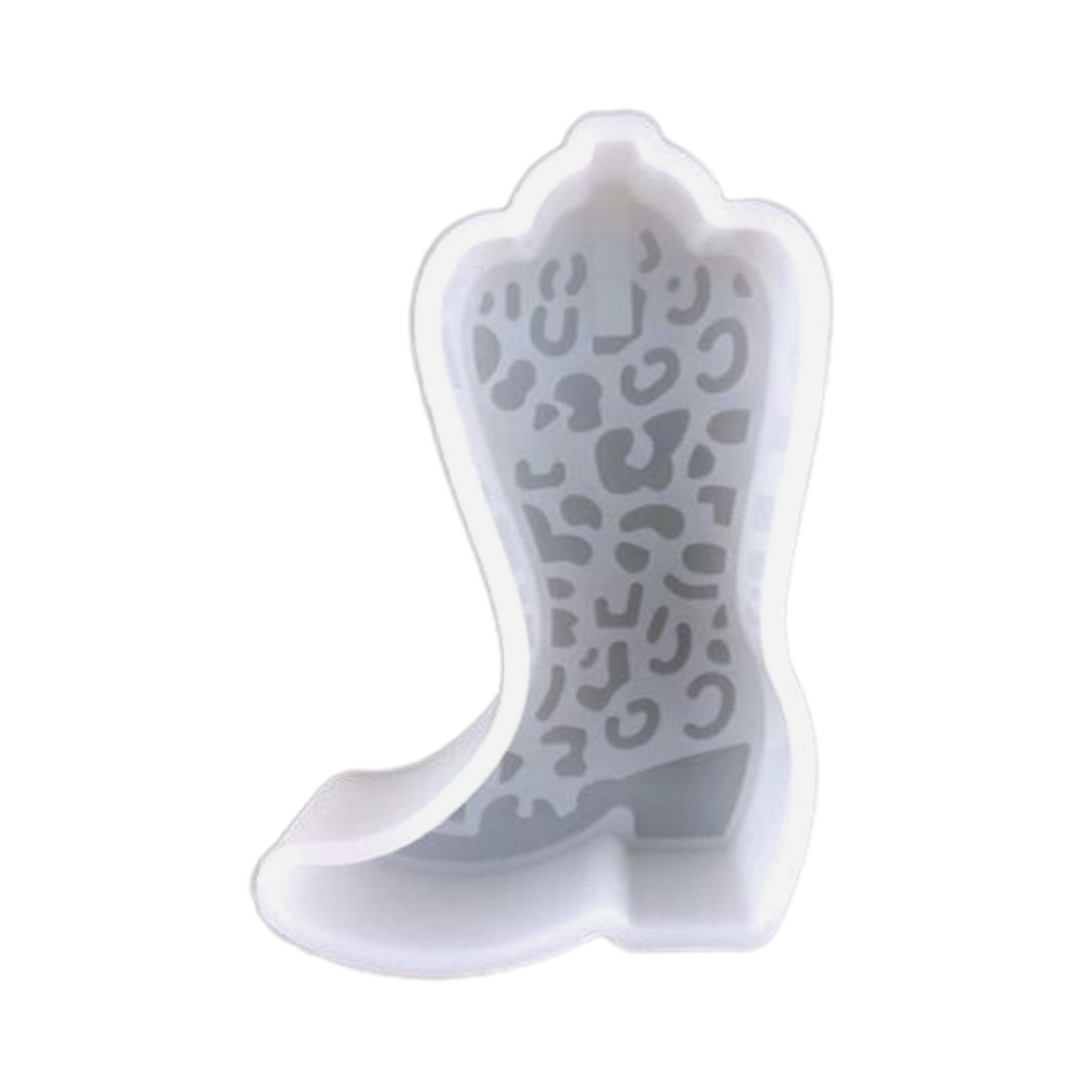 Leopard Print Cowgirl Boot Silicone Mold