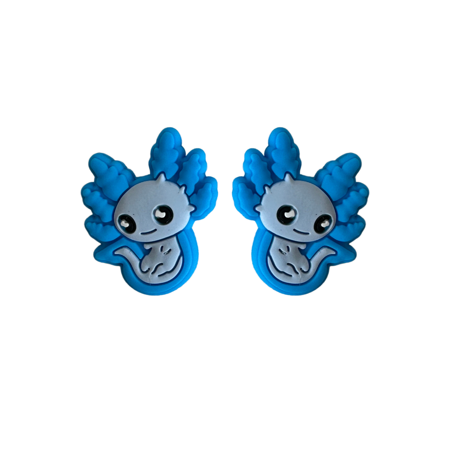 Axolotl Focal Beads Silicone Blue | 12 pk