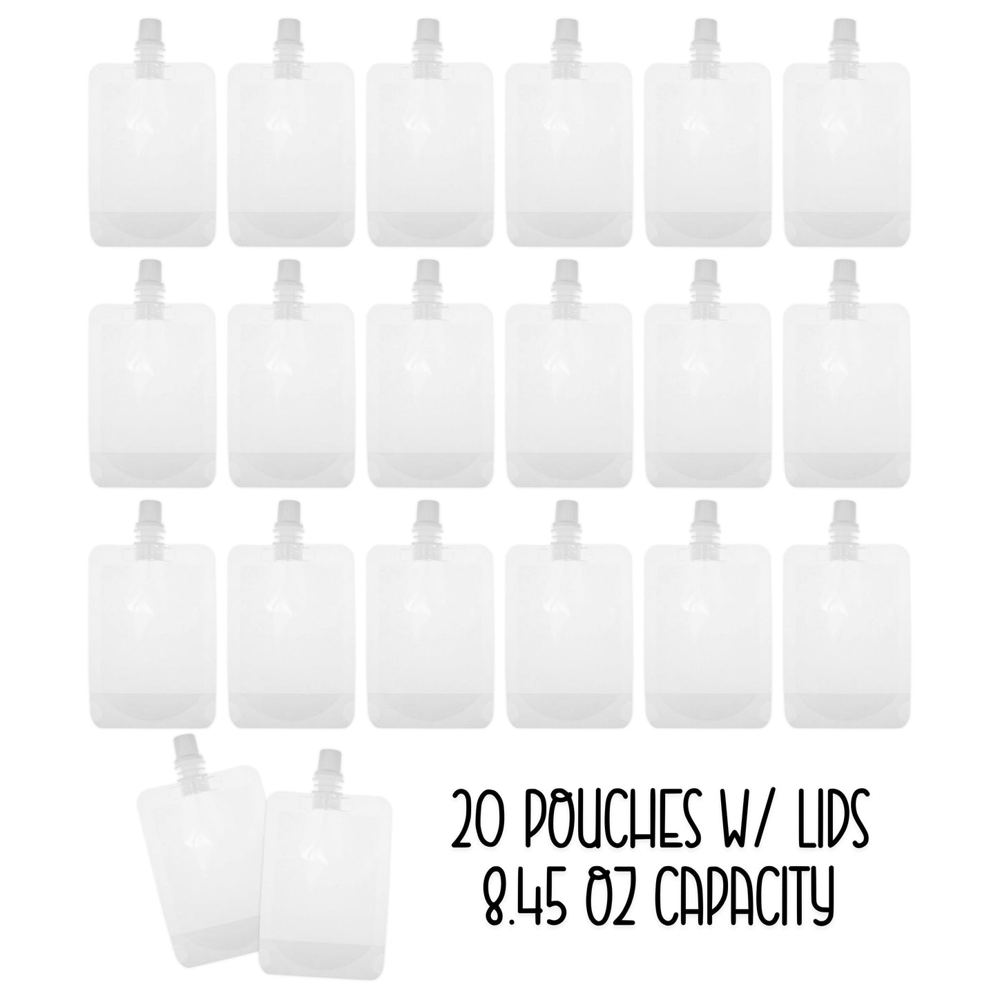 Squeezable Wax Melt Pouches 250ml / 8.45oz 20pk
