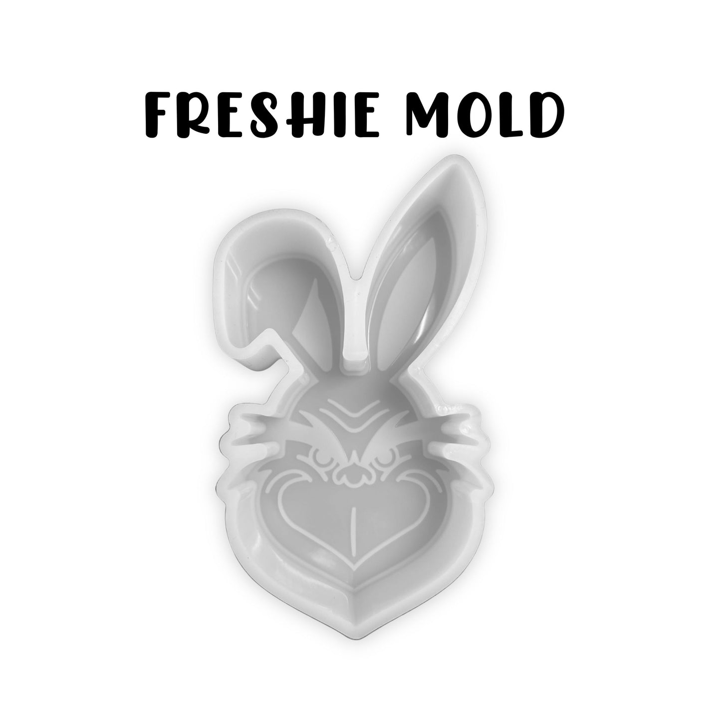 Easter Grouch with Bunny Ears Silicone Mold