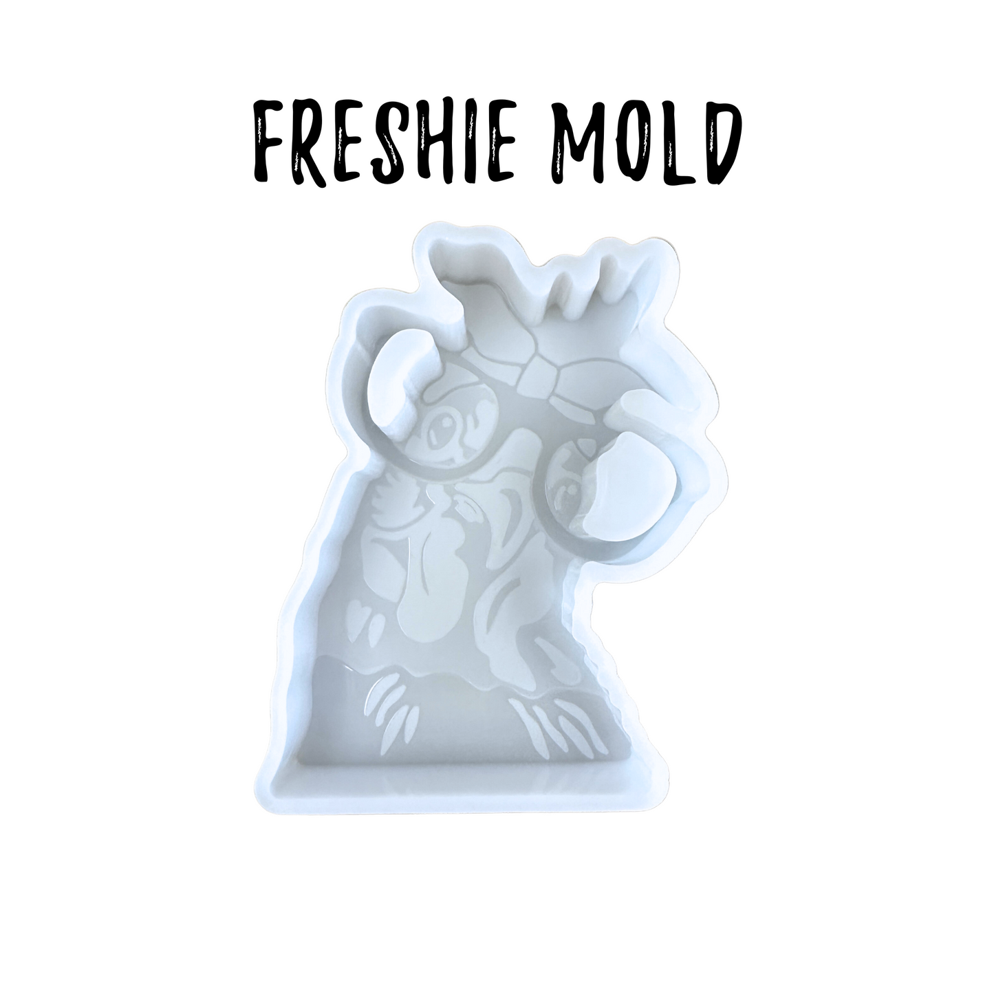 Chicken with Glasses Silicone Mold