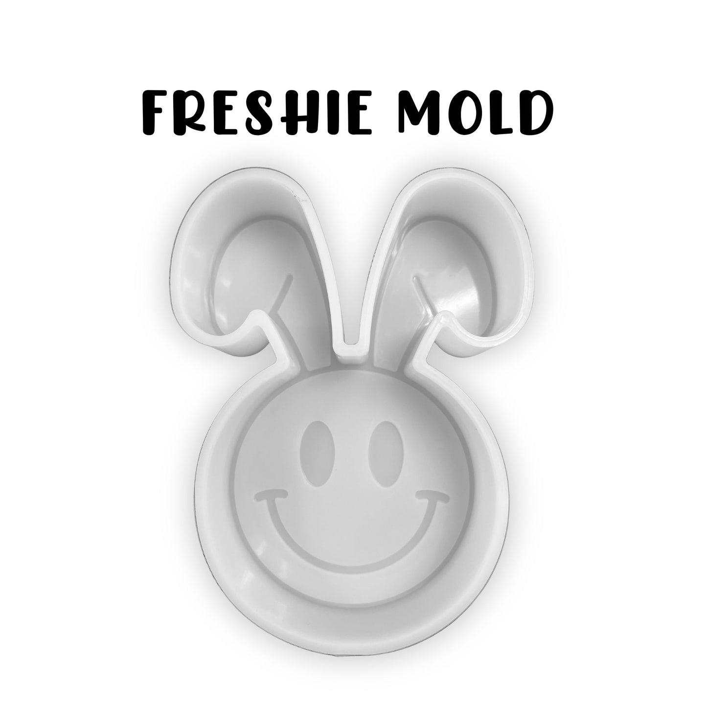 Easter Bunny Ears Smiley Face Silicone Mold