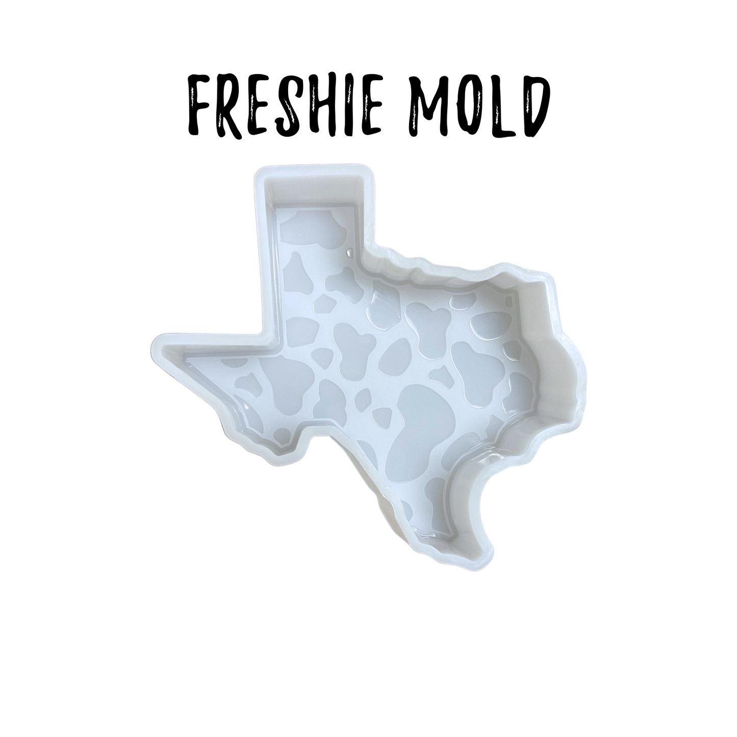 Texas State Cow Print Silicone Mold