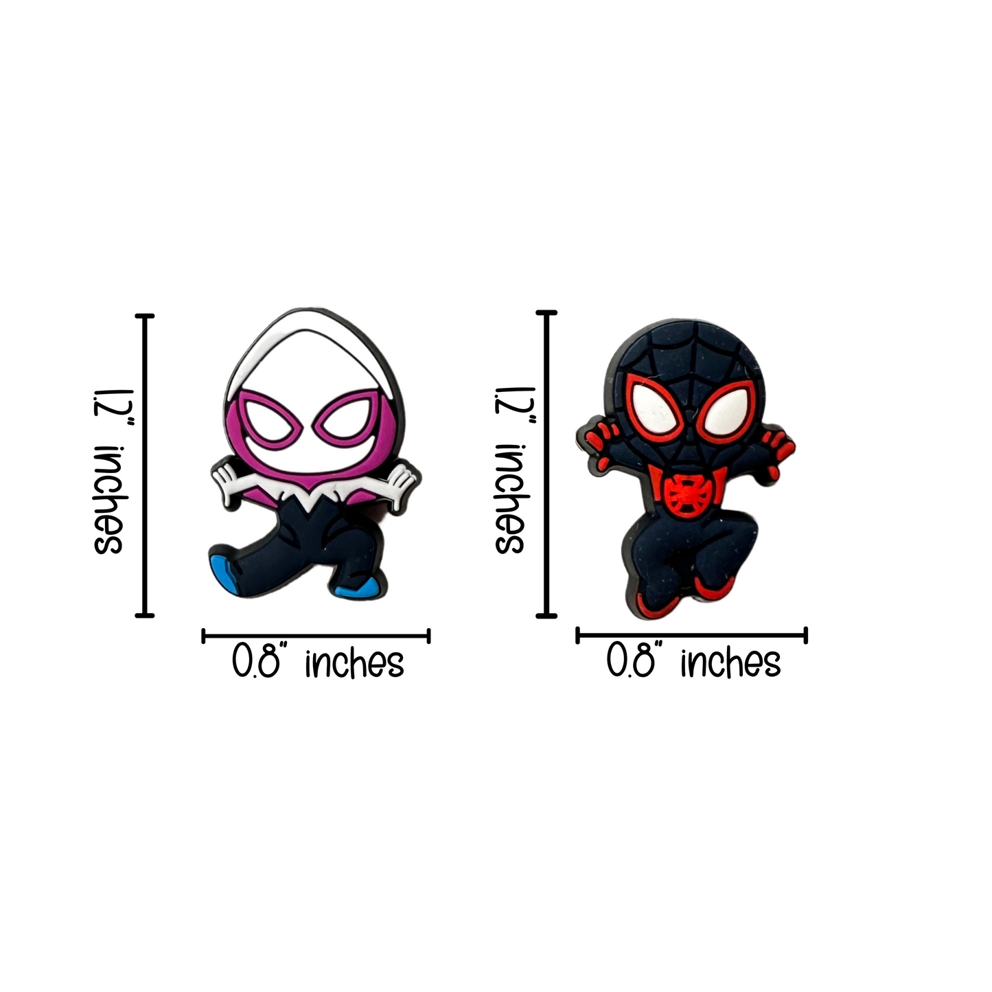 Spider Silicone Focal Bead Set | 12 Pc Mixed Pack