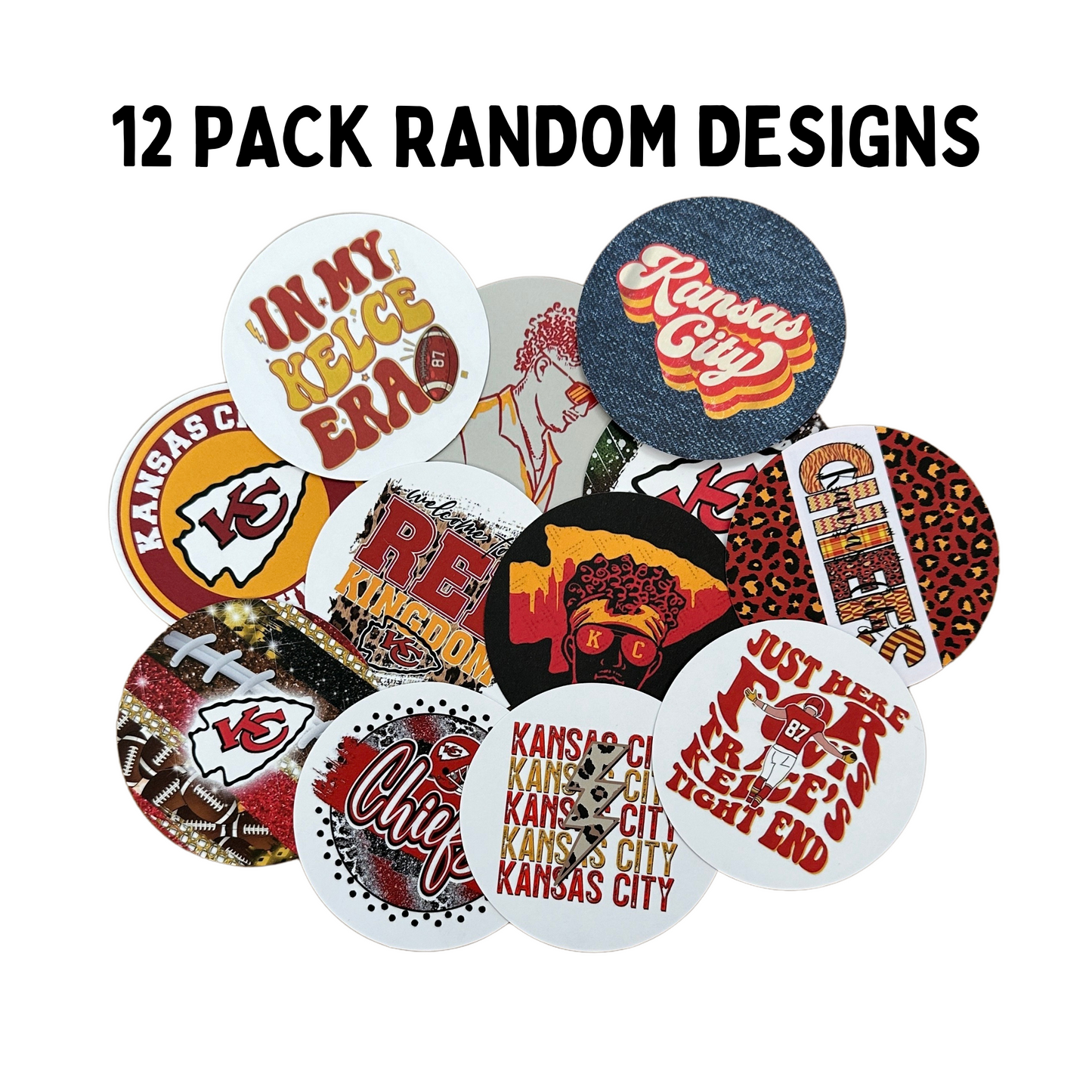 Kansas Freshie Cardstock Round Cutouts | 12 Pack