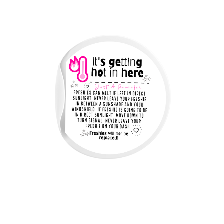 It’s Getting Hot in Here Round Warning Label| 200 pc roll