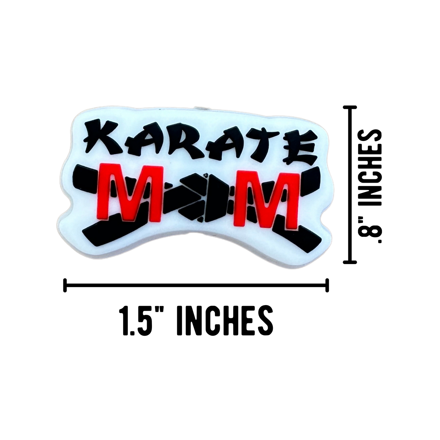Karate Mom Silicone Focal Bead | 12 Pack