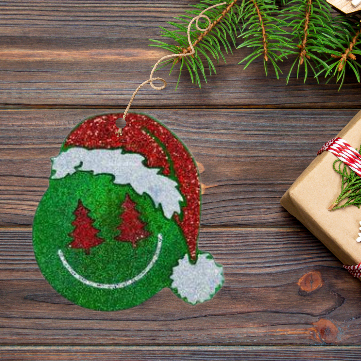 Christmas Santa Smiley Face Silicone Mold