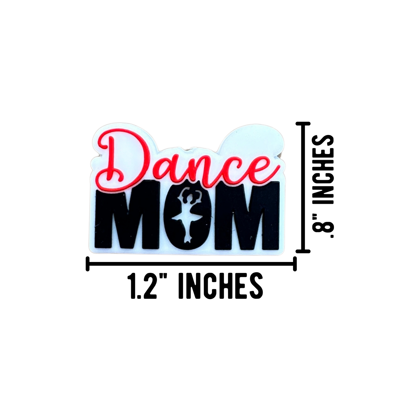 Dance Mom Silicone Focal Bead | 12 pack