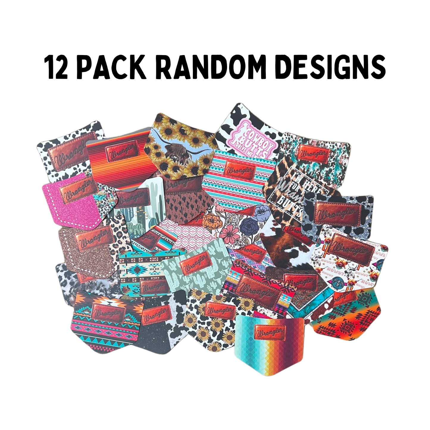 Pocket Shape Cardstock Cutouts for Freshies | 12 Pack