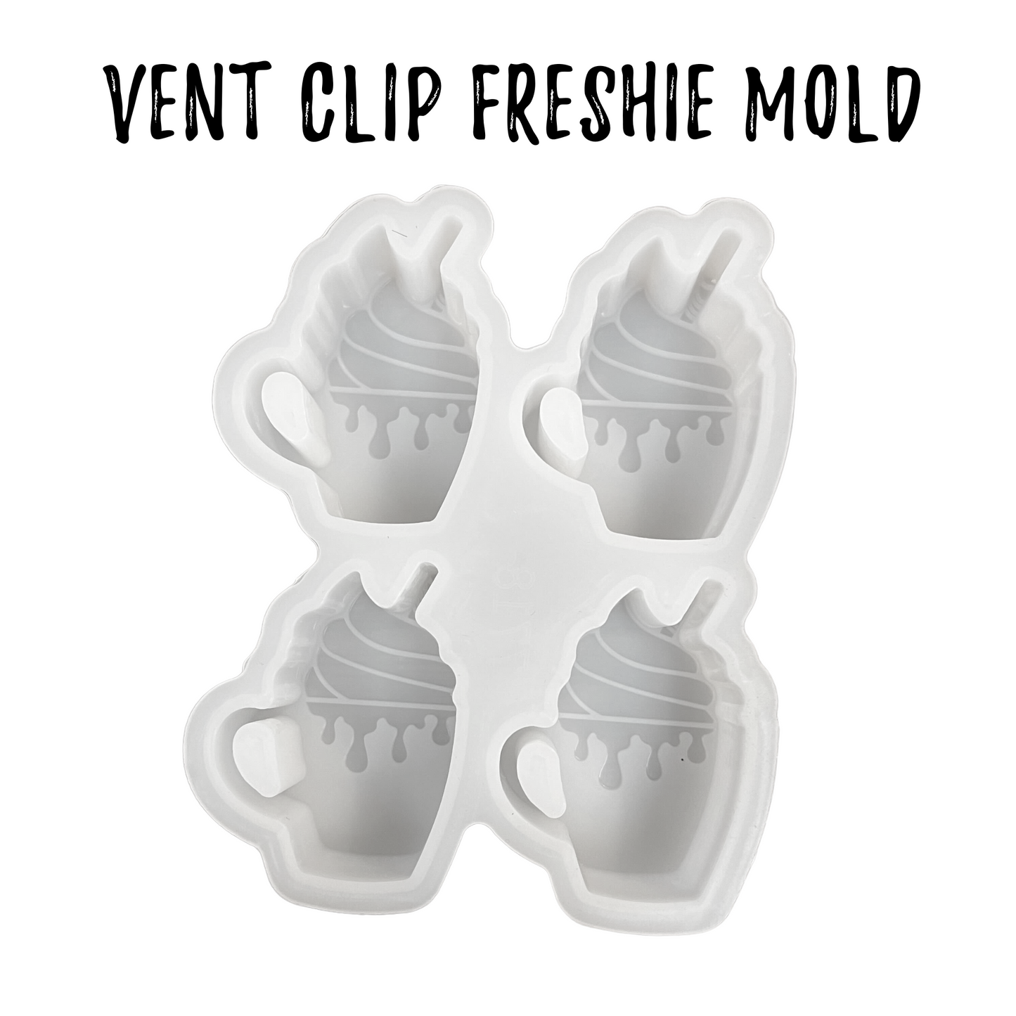 Frappuccino Hot Cocoa Mug Silcone Mold- Vent Clip