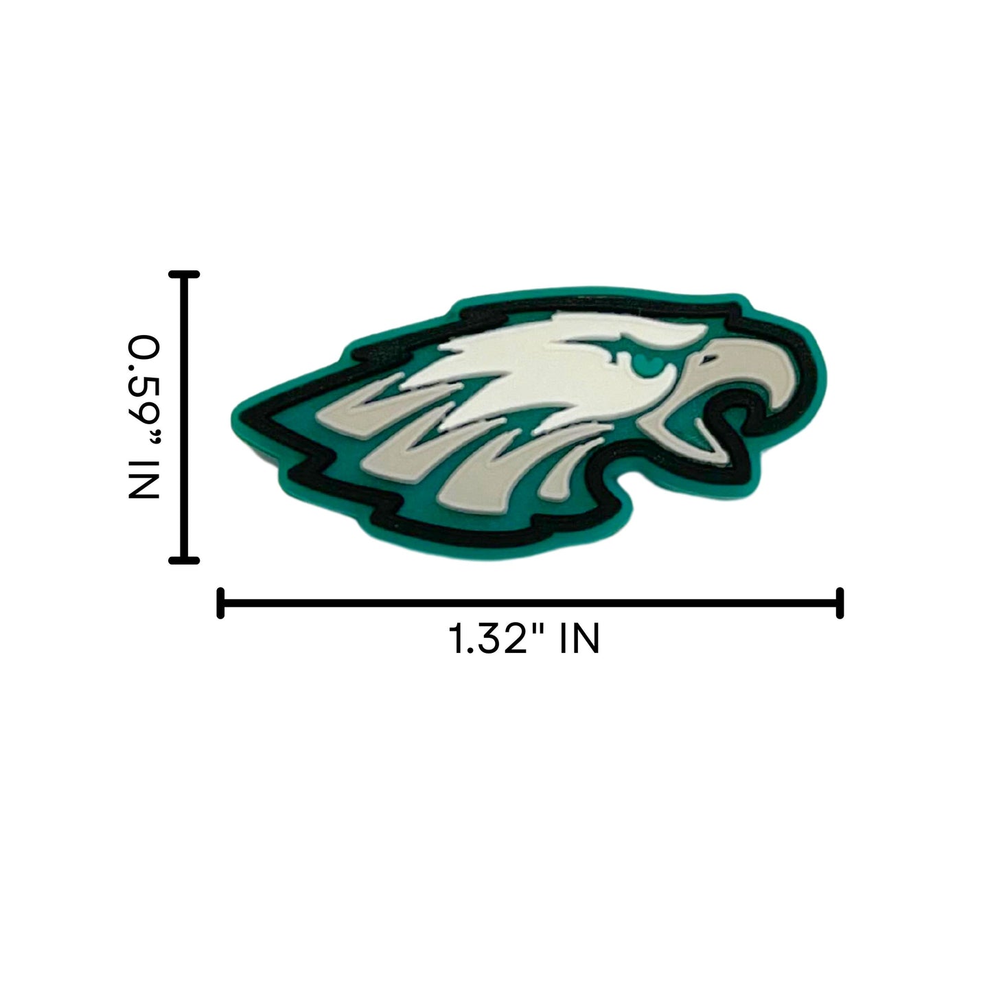 Philadelphia Focal Bead Sports Football 12pk 1.32”