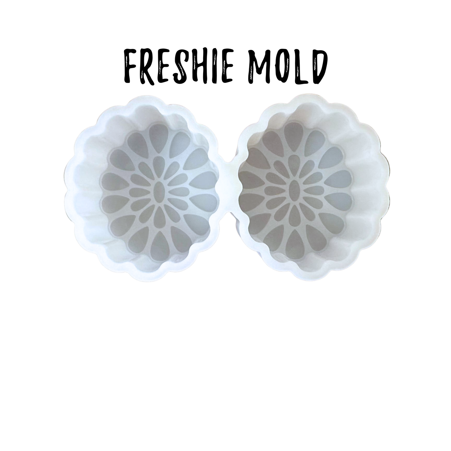 Conchos Squash Turquoise Silicone Mold Vent Clips