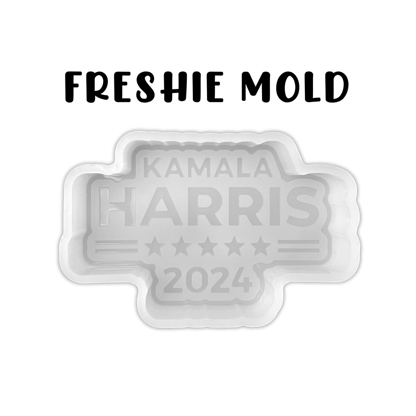 Kamala Harris 2024 Presidential Vote Silicone Freshie Mold 2.75x4.1