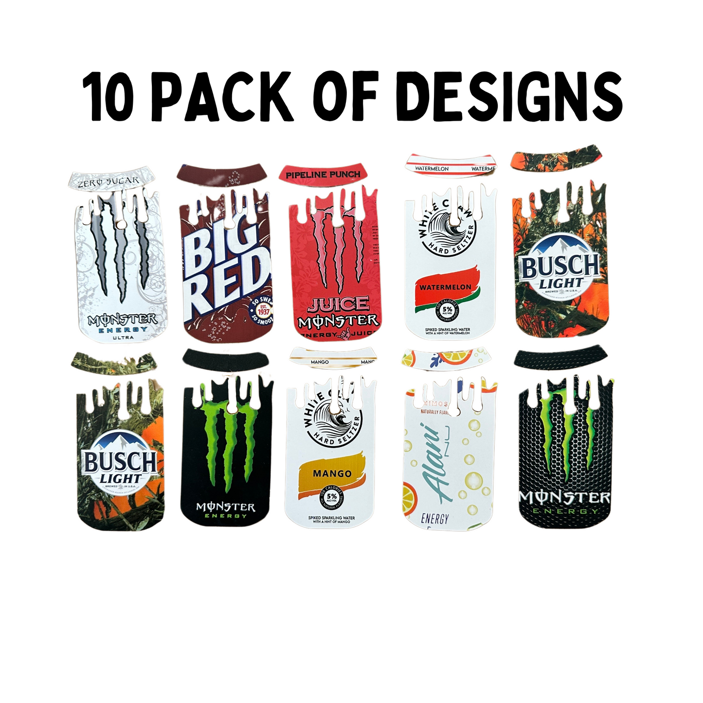 Drip Can Freshie Cutout Cardstock | 10 Pack 2.15 x 3.5”