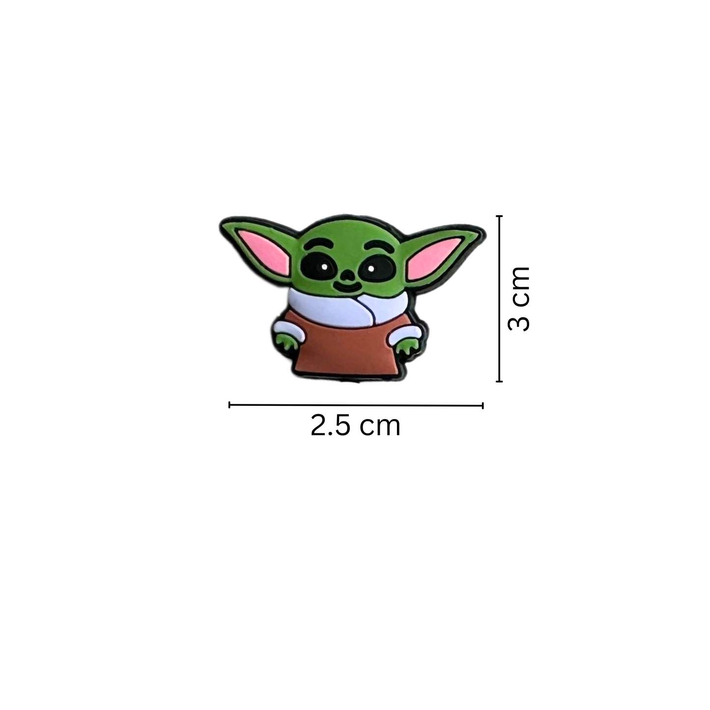 Yo da Focal Silicone Beads | 12 pk