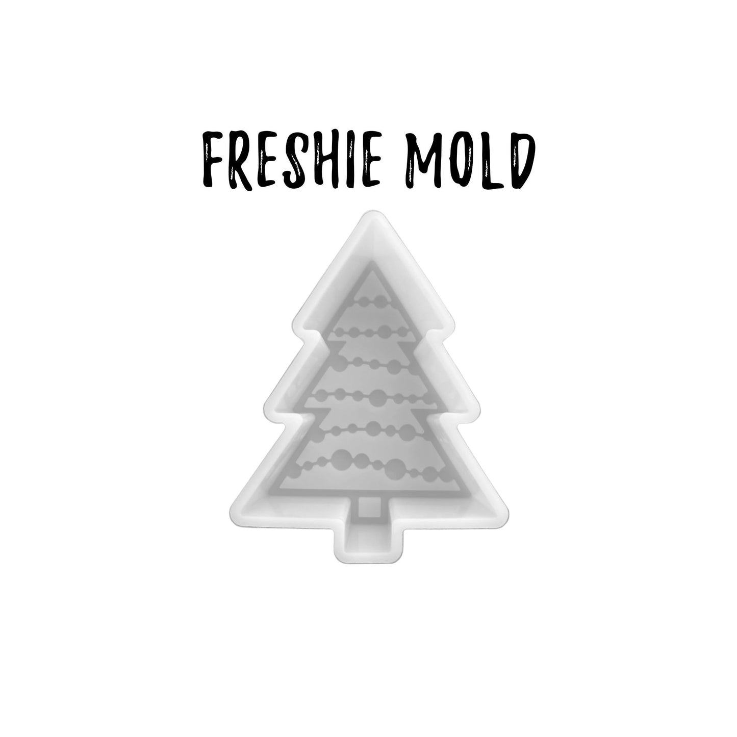 Christmas Tree Lil Deb with Icing Lines Silicone Mold