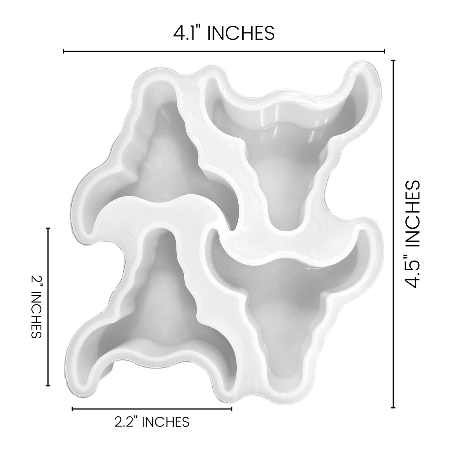 Bull Skull Silicone Mold Tray