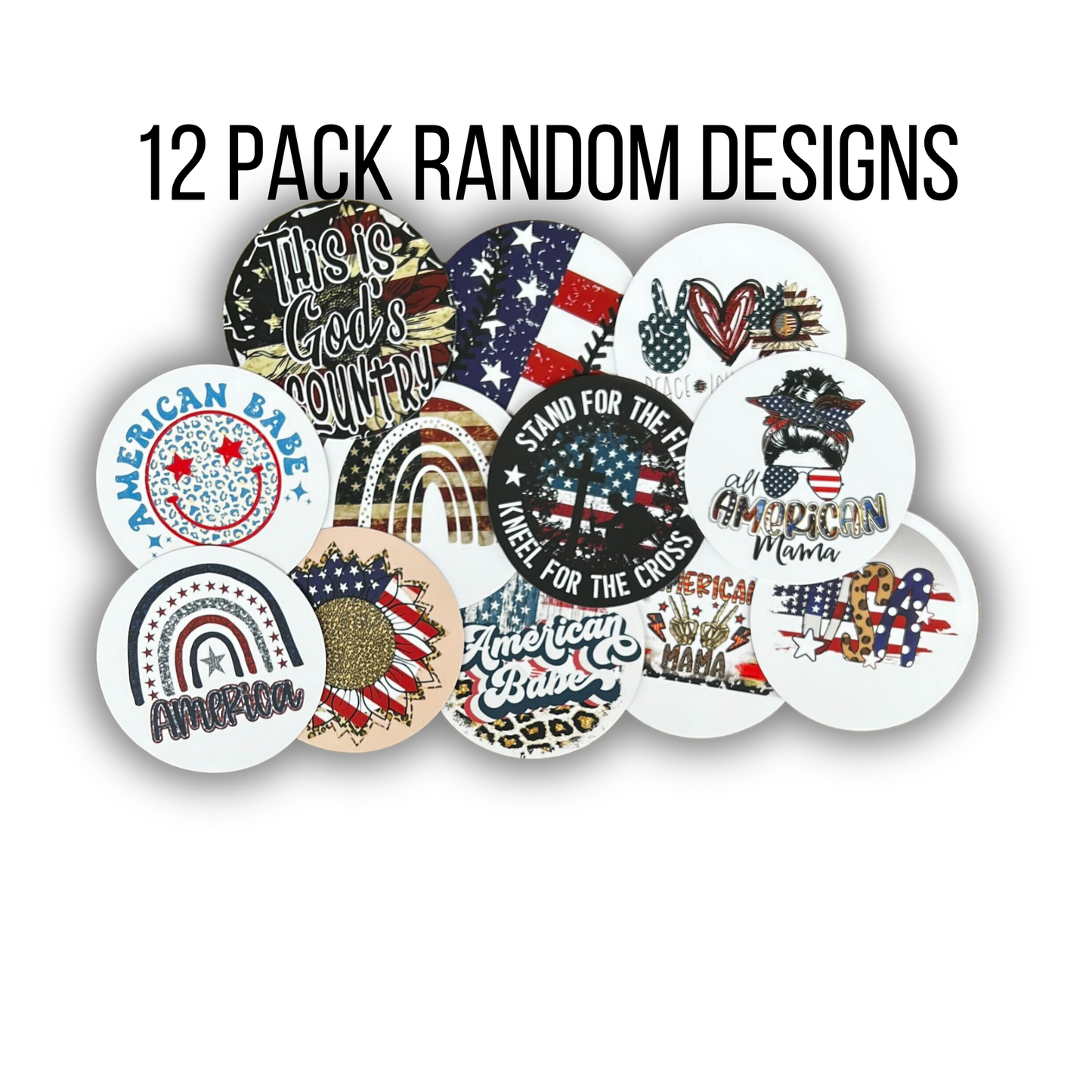 American Freshie Cardstock Circles Cutouts Rounds | 24 pk mixed