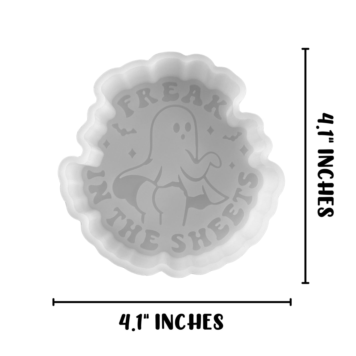 Freak in The Sheets Ghost Boo Silicone Mold