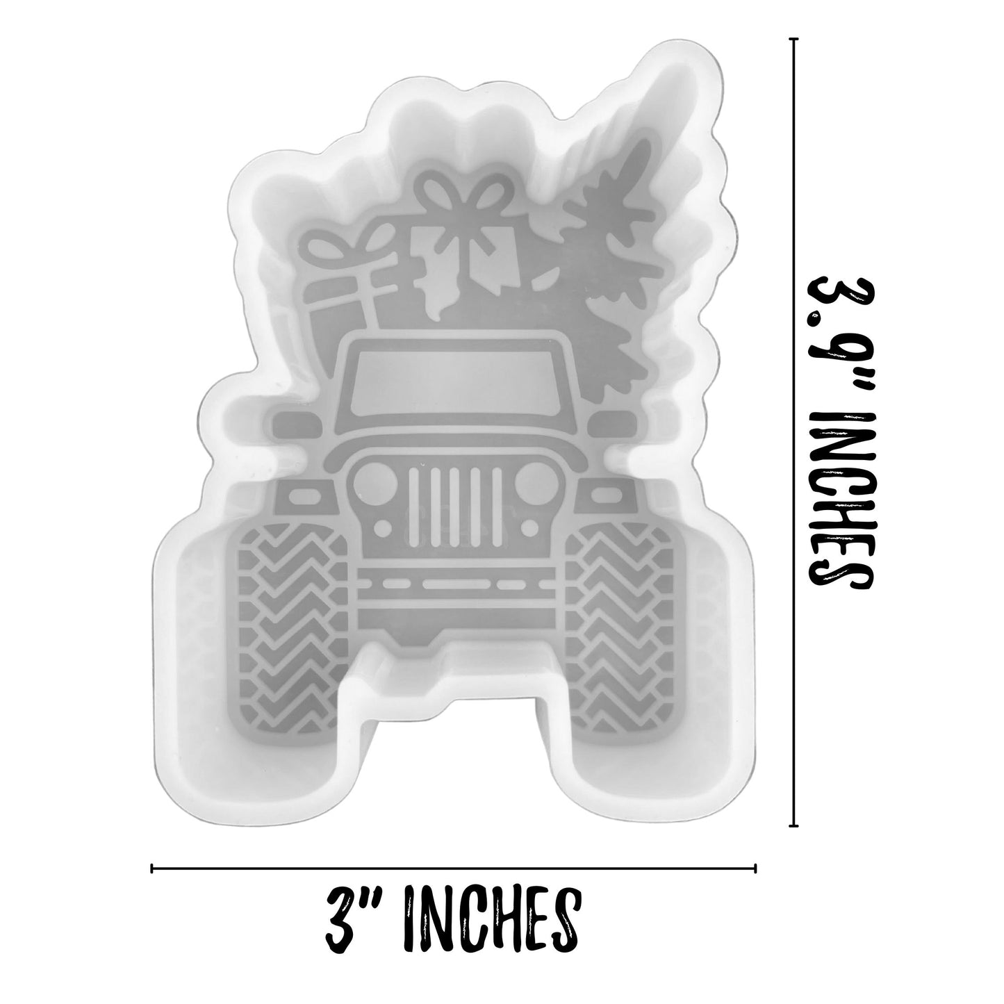 Christmas Tree Truck SUV Silicone Mold