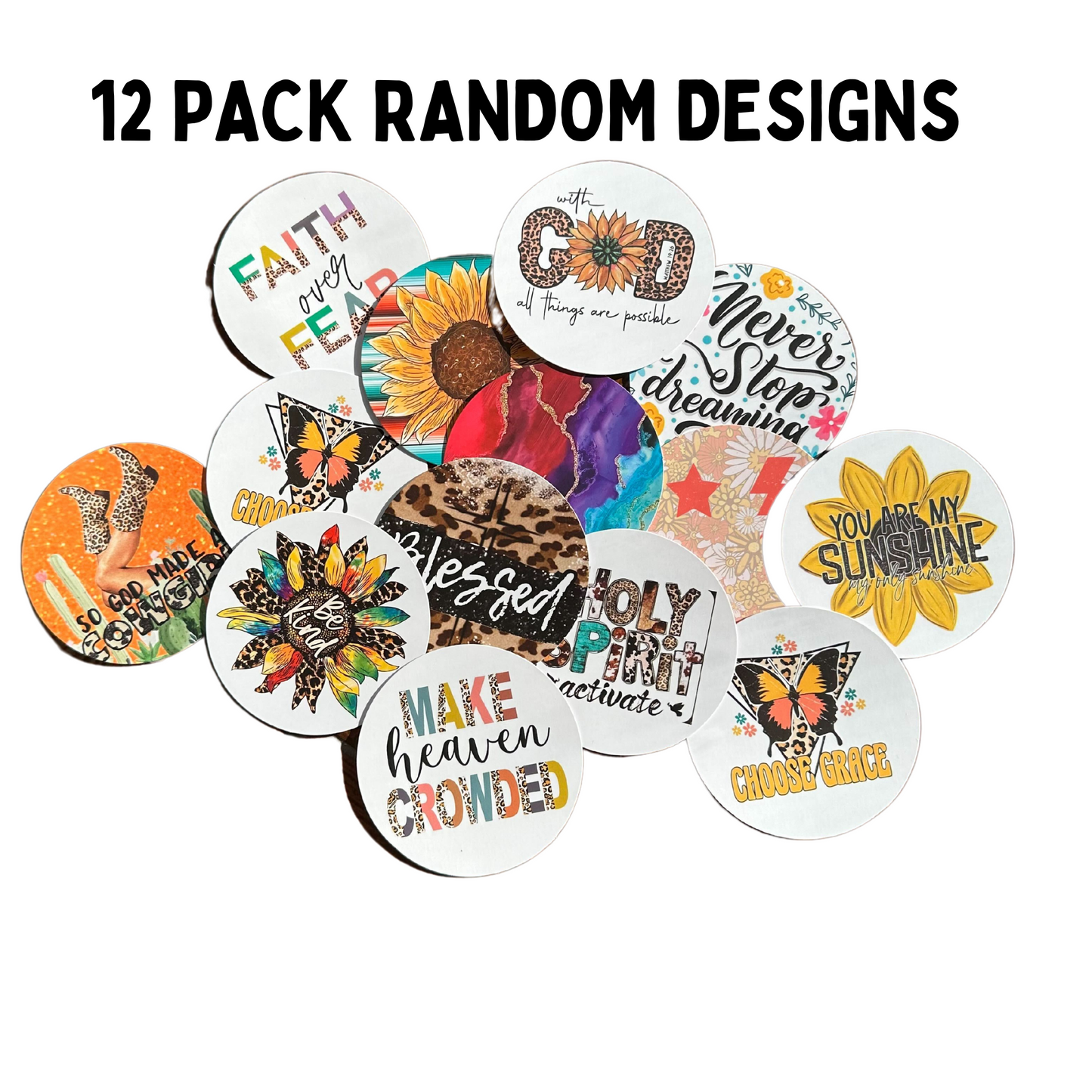 Religious Cardstock Cutouts R Random Mix | 12 pk