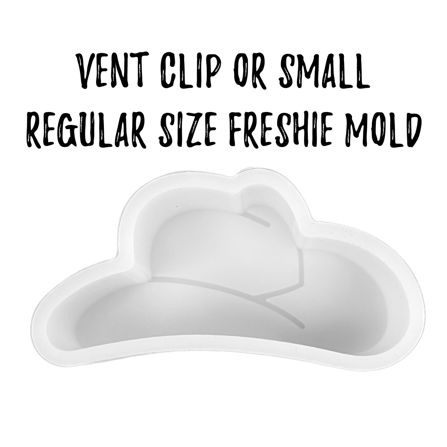 Small Cowboy Hat Freshie Mold