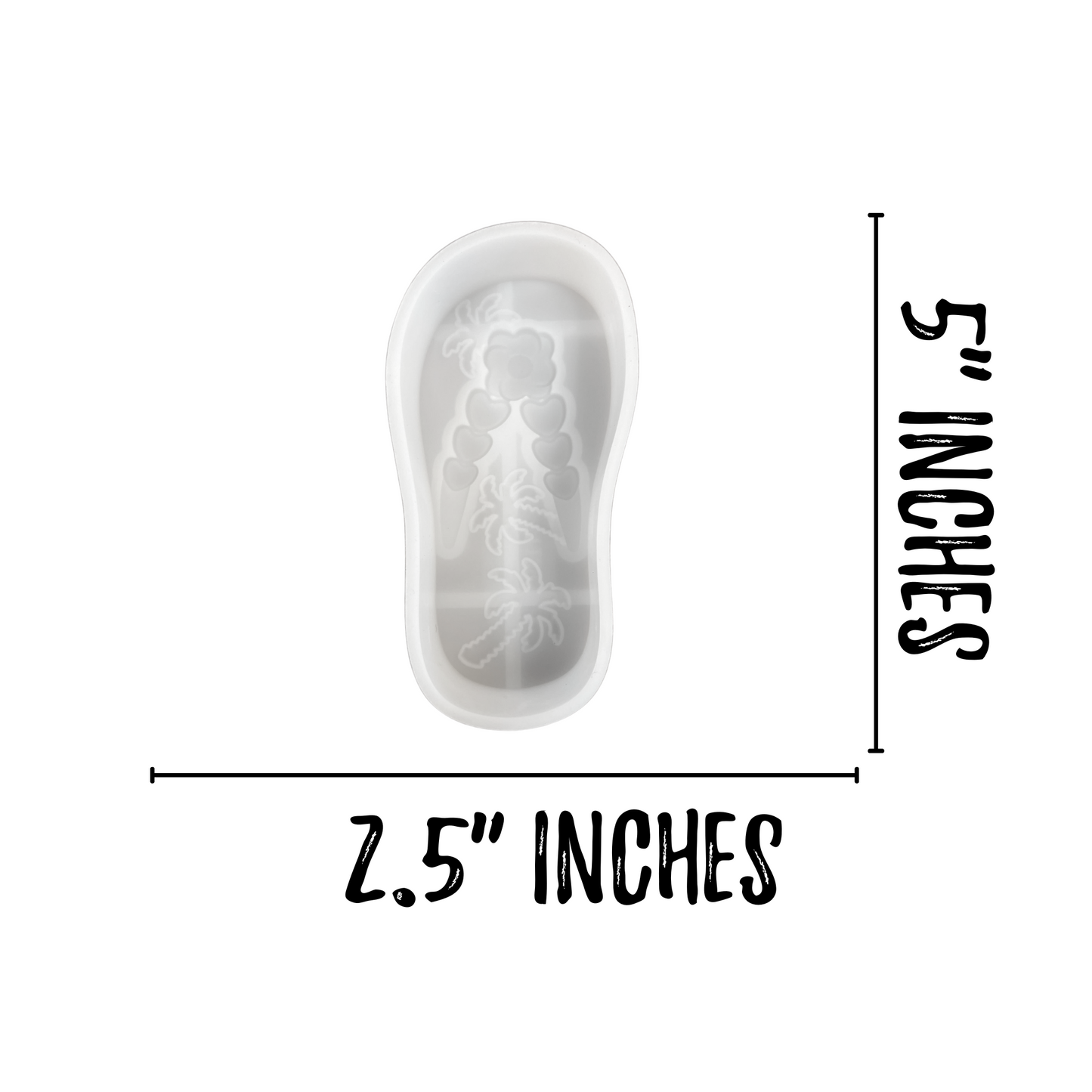 Flip Flops Tropical Beach Silicone Mold