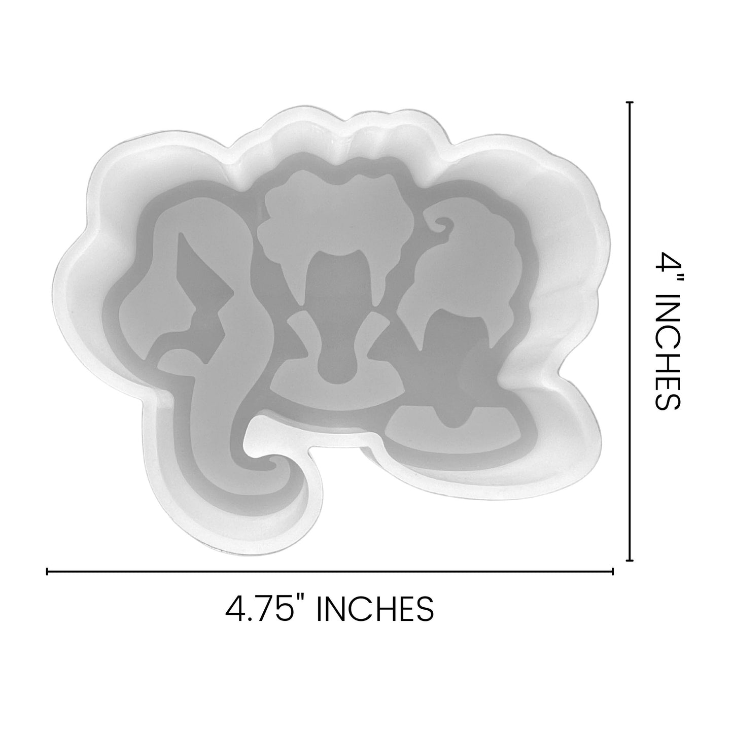 Witch Sisters Silicone Freshie Mold