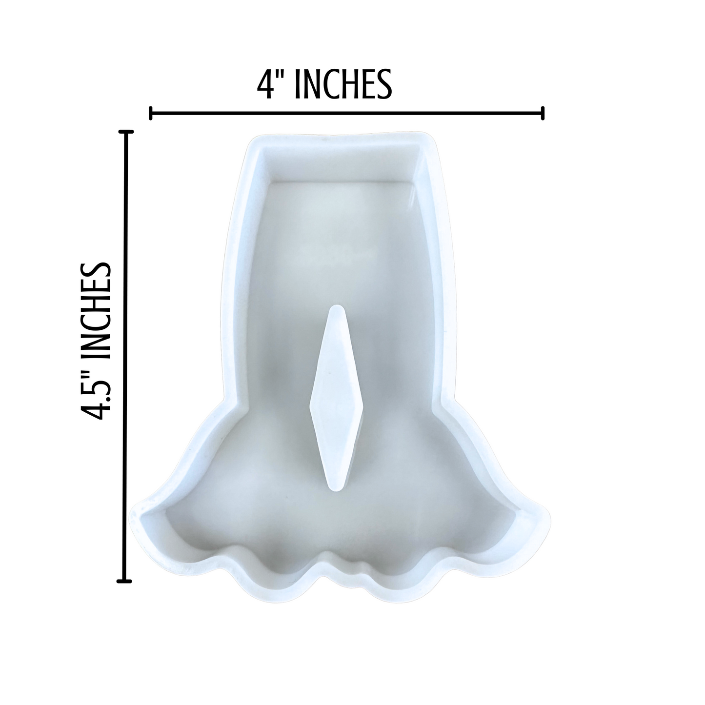 Bell Bottom Pants Silicone Mold