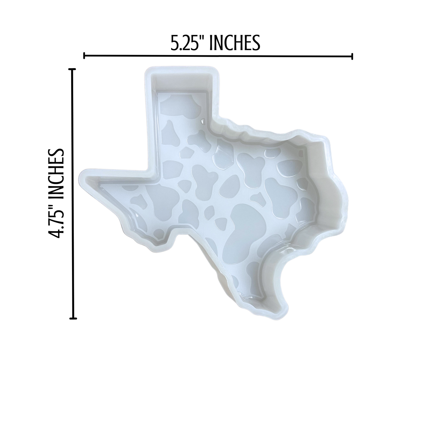 Texas State Cow Print Silicone Mold
