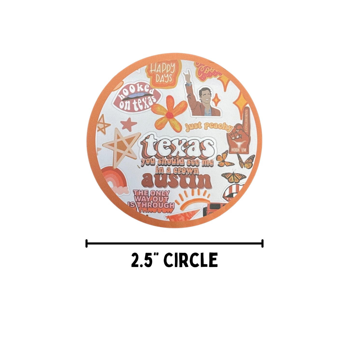 SEC Football Teams 2.5” Cardstock Freshie Rounds 24 pk