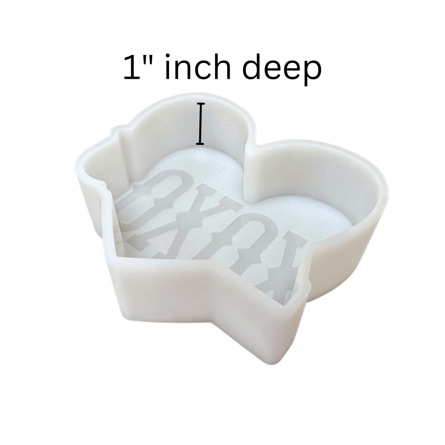 Heart Valentine’s Day XO XO Freshie Silicone Mold Love