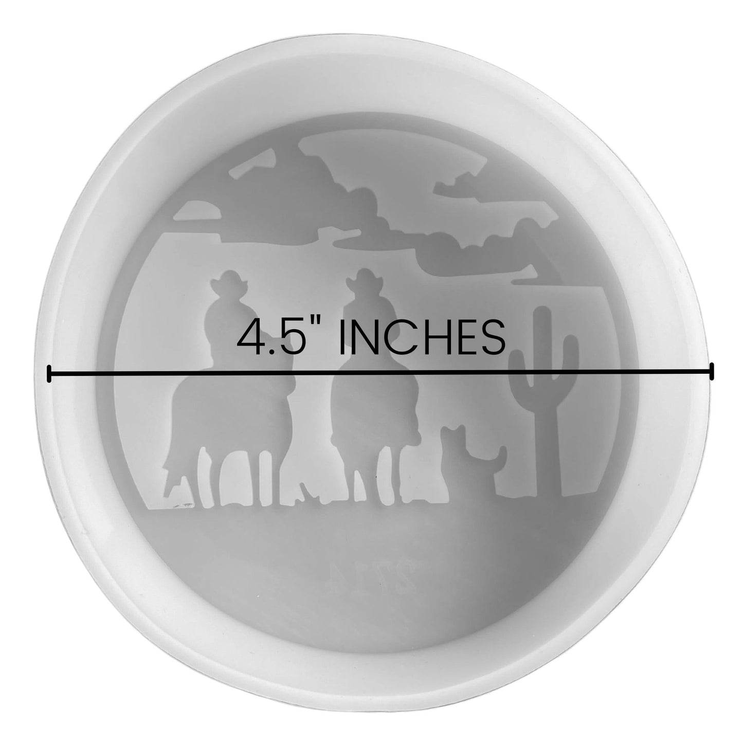 Cowboy Circle Silicone Mold
