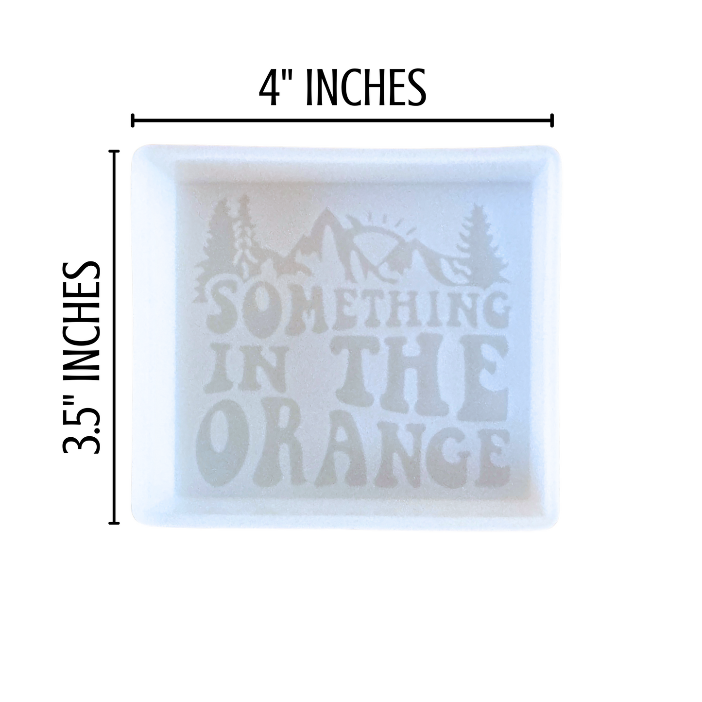 Something in The Orange Freshie Silicone Mold 3.5 x 4 x 0.8”