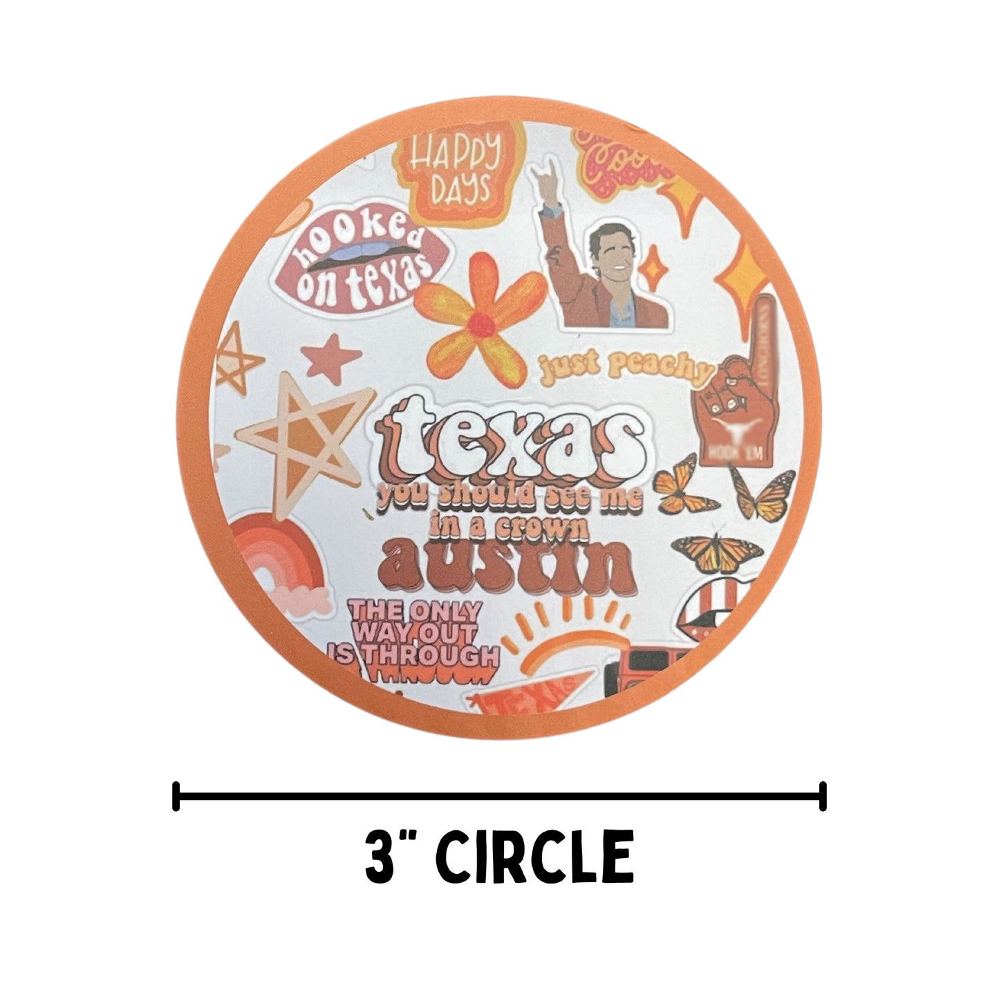 SEC Football Teams 2.5” Cardstock Freshie Rounds 24 pk