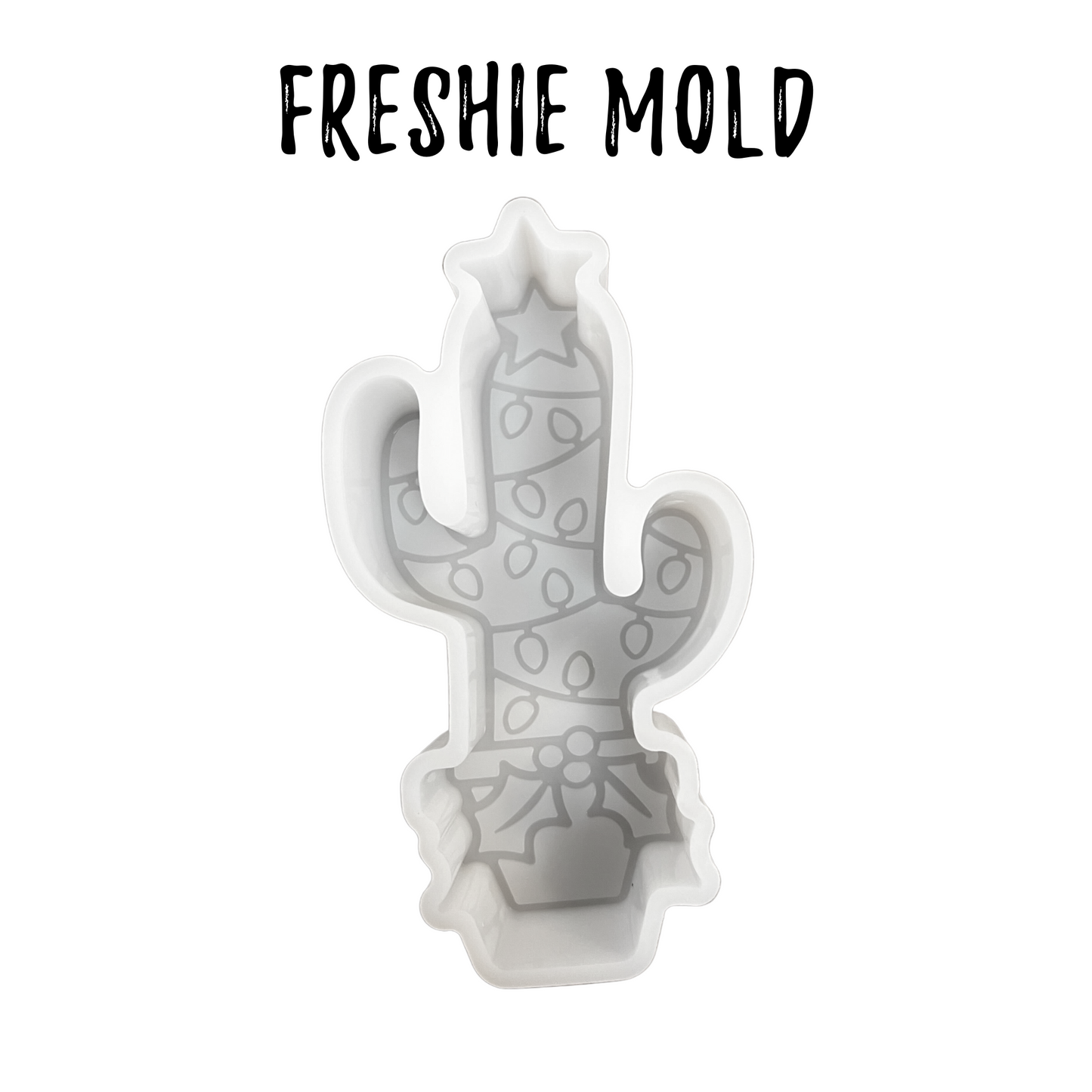 Christmas Cactus with Light in Pot Silicone Mold