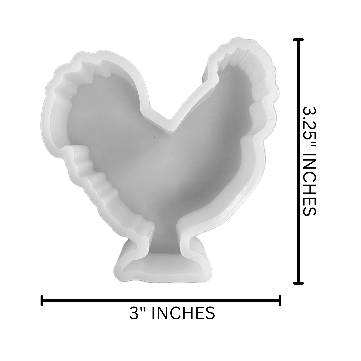 Rooster Silicone Mold