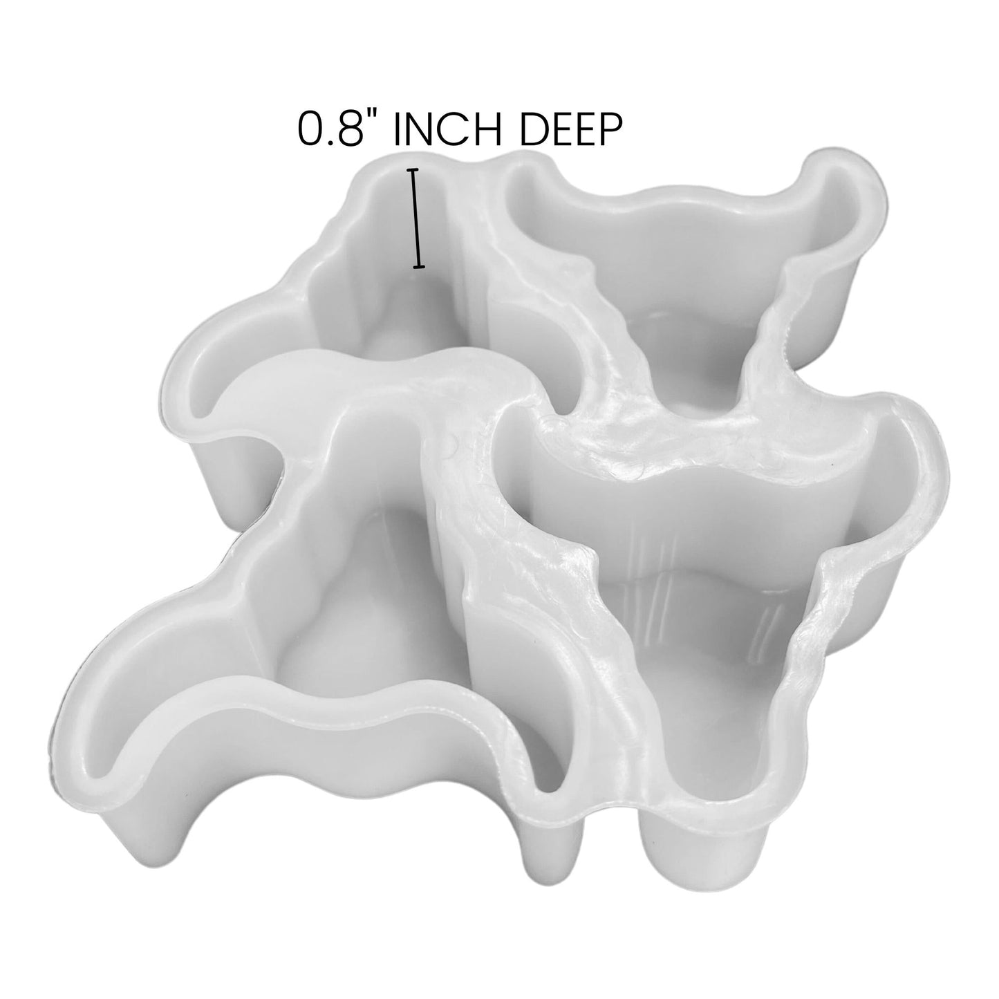 Bull Skull Silicone Mold Tray