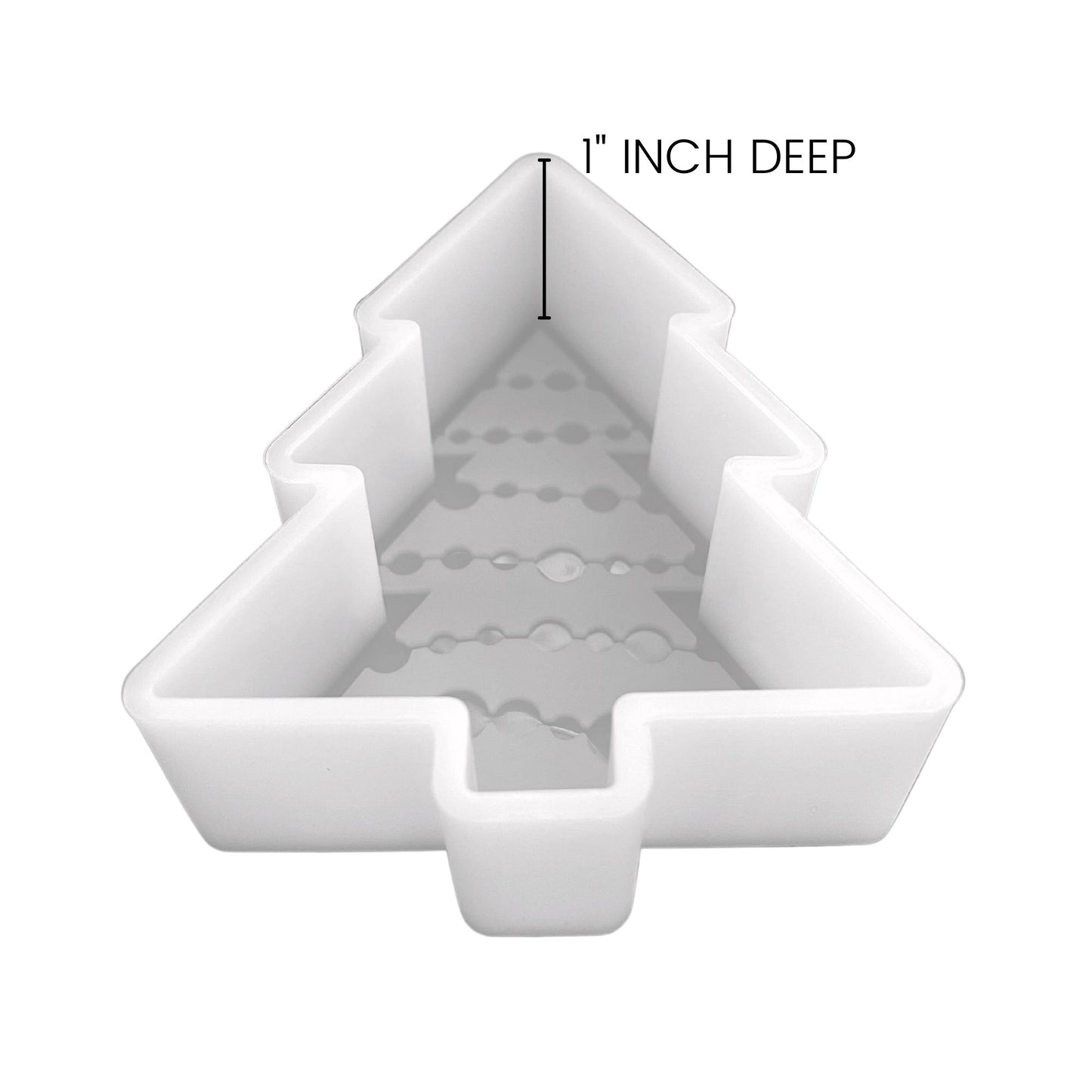 Christmas Tree Lil Deb with Icing Lines Silicone Mold