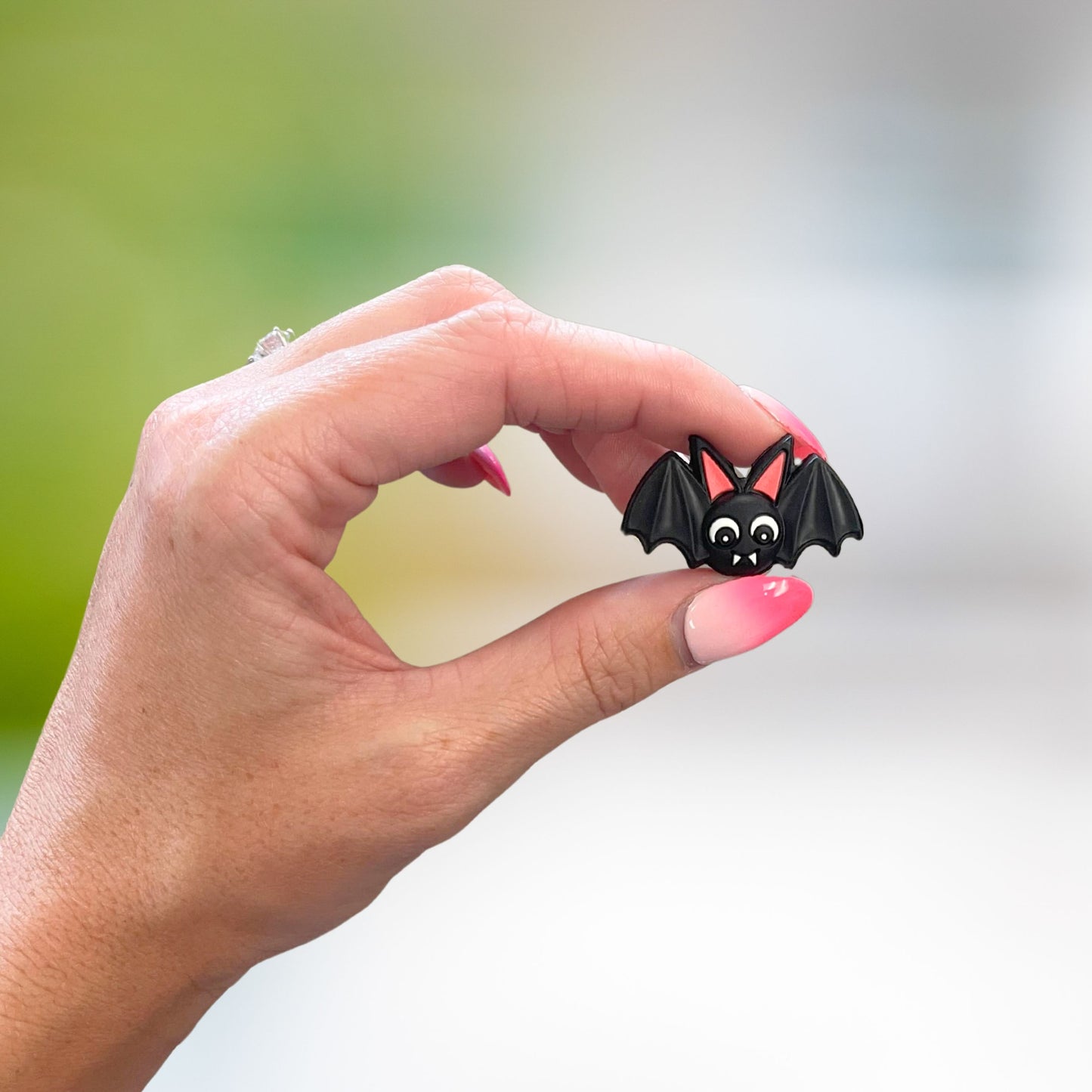 Bat Halloween Freddy Focal Bead 3D 12 pk Mixed
