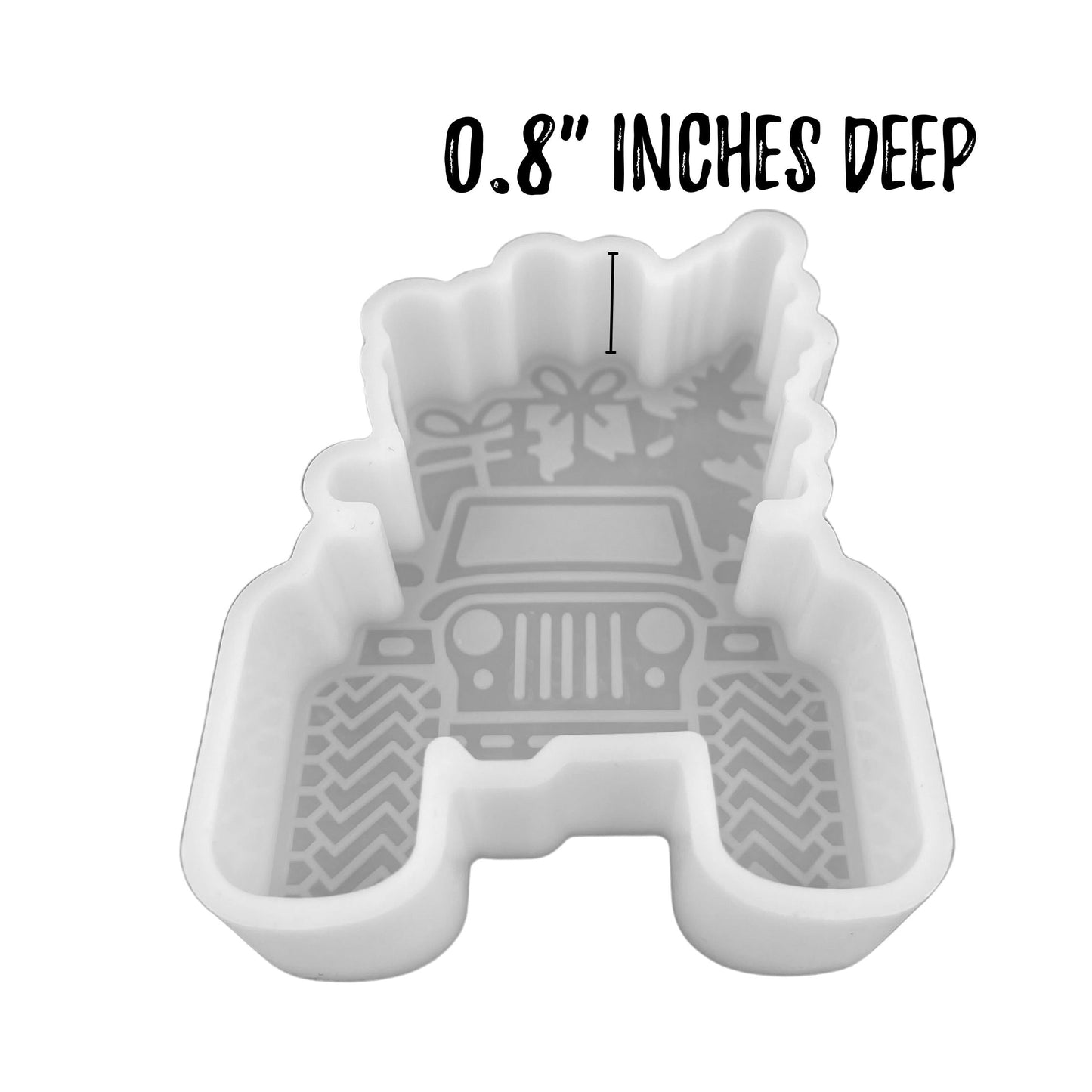 Christmas Tree Truck SUV Silicone Mold