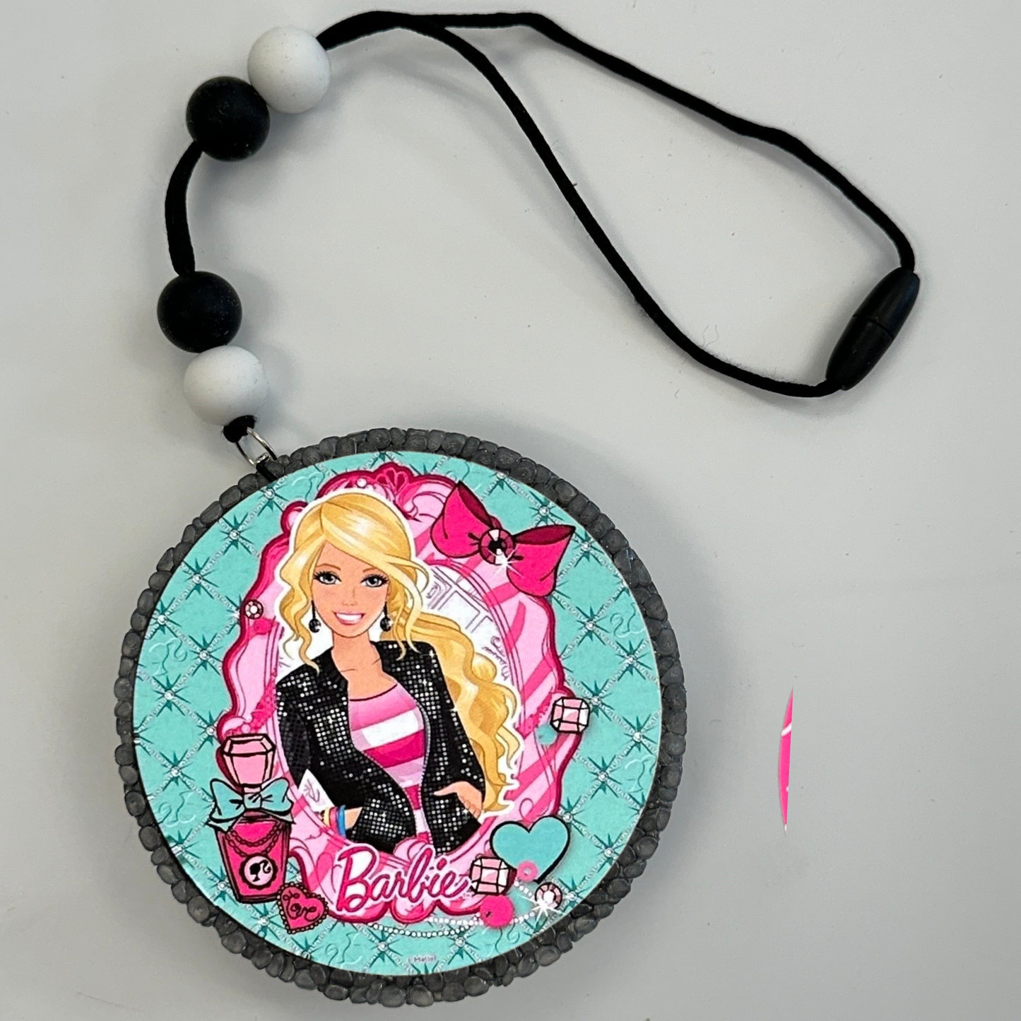 Pink Fashion Doll Freshie Cardstock Cutout Rounds | 20 pk